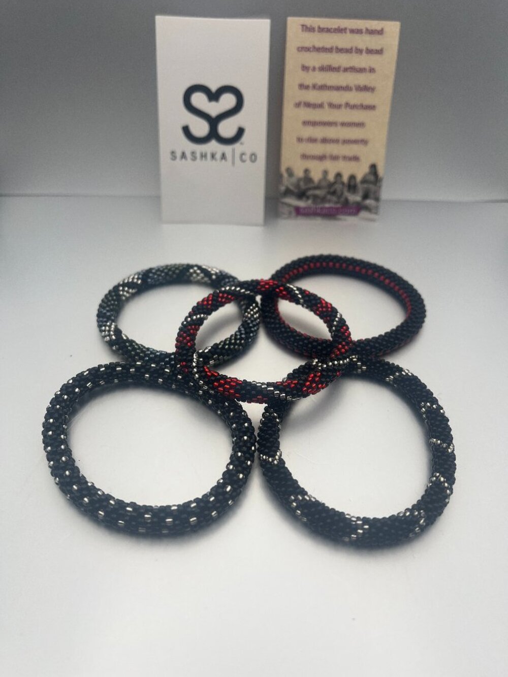 the Sashka Co. bracelets